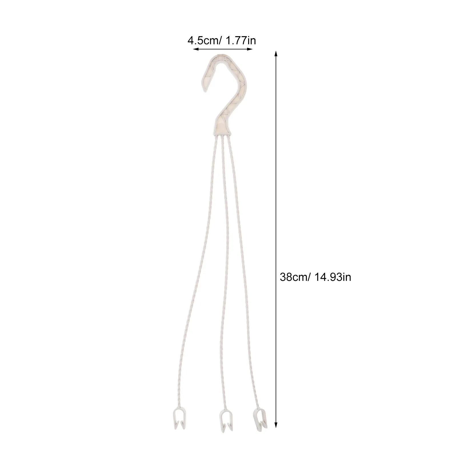 5Pcs Premium Plastic Hanging Hooks for Flowerpots Space Efficient Planter Hangers Suitable for Succulents Garden Accessories