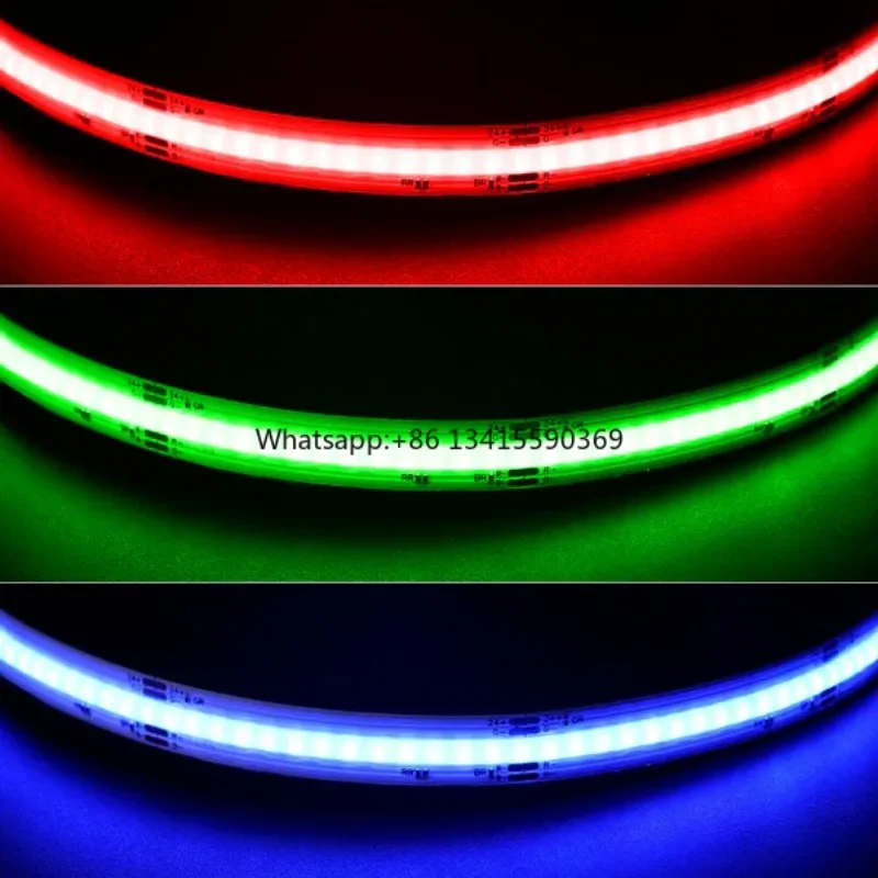 

24v Digital Pixel Tape Addressable Rgb Chip Led Rgbic Fpcb 630Leds/m Cob Led Strip Light