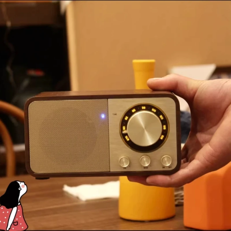 

Jy66 Беспроводные Bluetooth-колонки FM Ретро-радио Сабвуфер Карта памяти U-диск Высокое качество Крытый MP3 Портативный динамик Домашний