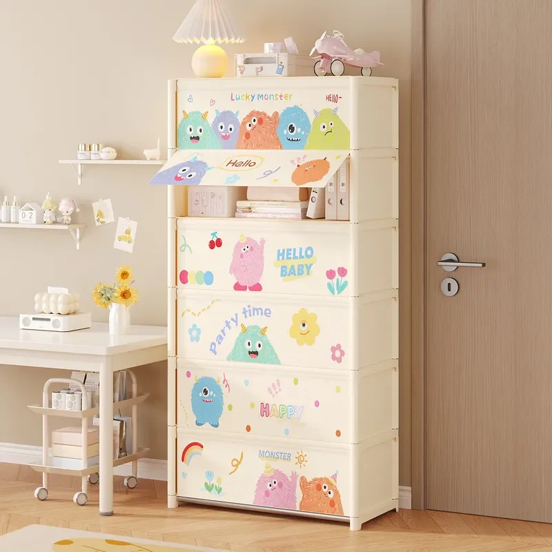 Multi Tier Dustproof Shoe Rack Entryway Storage Cabinet Simple Corridor Organizer for Home Hallway