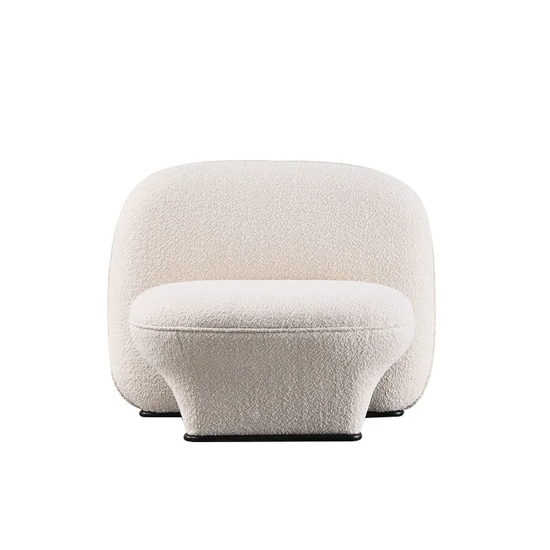 

Light luxury, creativity, pebbles, lamb wool, chair living room, small apartment, special shaped, personalized