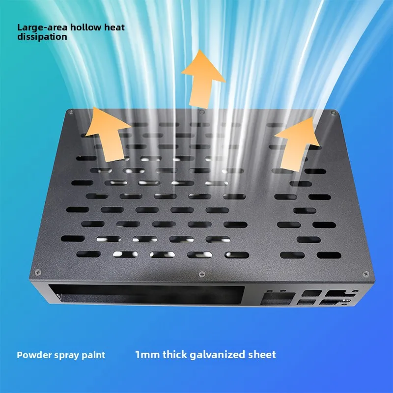 

Mini A3 Chassis ITX Computer Gaming External Vertical/Horizontal PC Case Desktop Acrylic Frame Supports 2.5-inch 7mm SSD