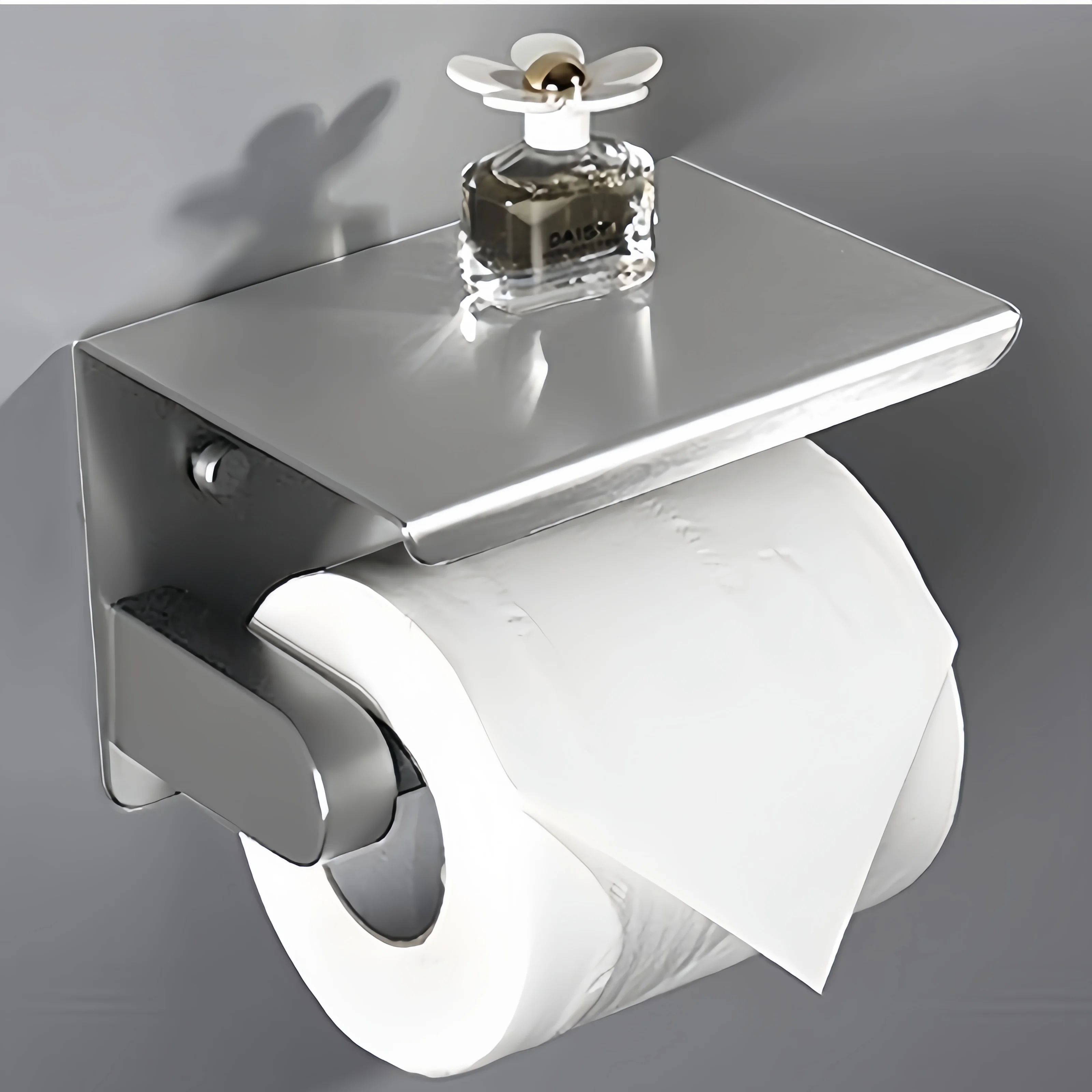 نحى النيكل 304 حمام من الفولاذ المقاوم للصدأ اكسسوارات منشفة رف منشفة بار السنانير منشفة رف حامل الورق فرشاة المرحاض مجموعة