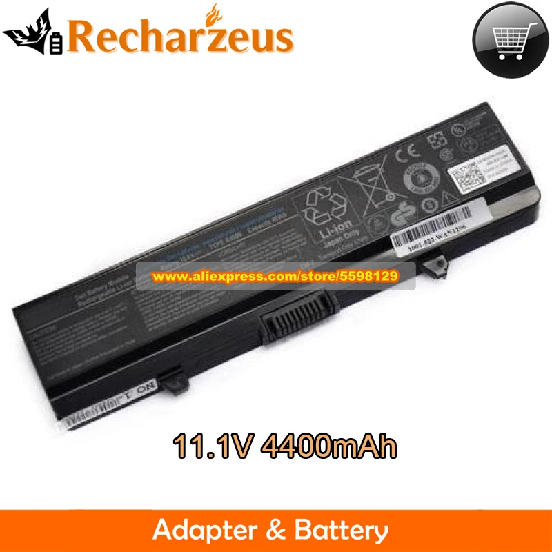 

Original 11.1V 4400mAh Battery PD685 RN873 RU573 RU583 for Dell Insprion 1440 1750 1525 1526 1545 1546 1546n PP29L Vostro 500