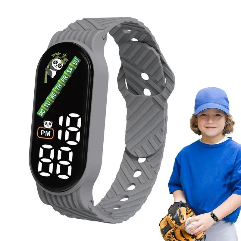 مقاوم للماء ساعة بشاشة تعمل باللمس ، شاشة تعمل باللمس دقيقة ، ساعة رقمية للبنين والبنات ، ساعة إلكترونية محمولة ، داخلي وخارجي