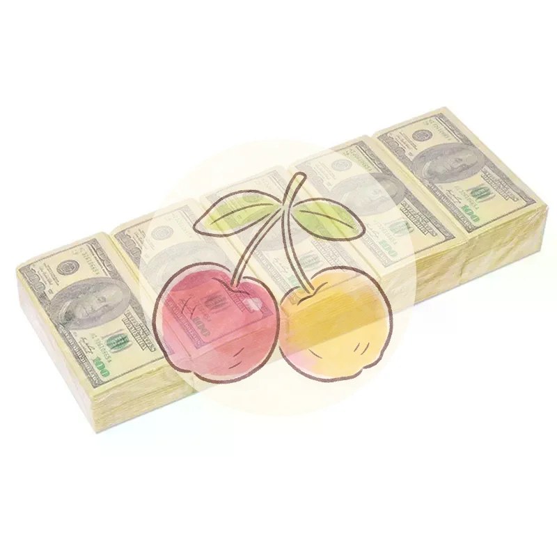 

~9Pcs/Set Creative 100 Dollars Money Napkins Paper Toilet Bath Party Supplies