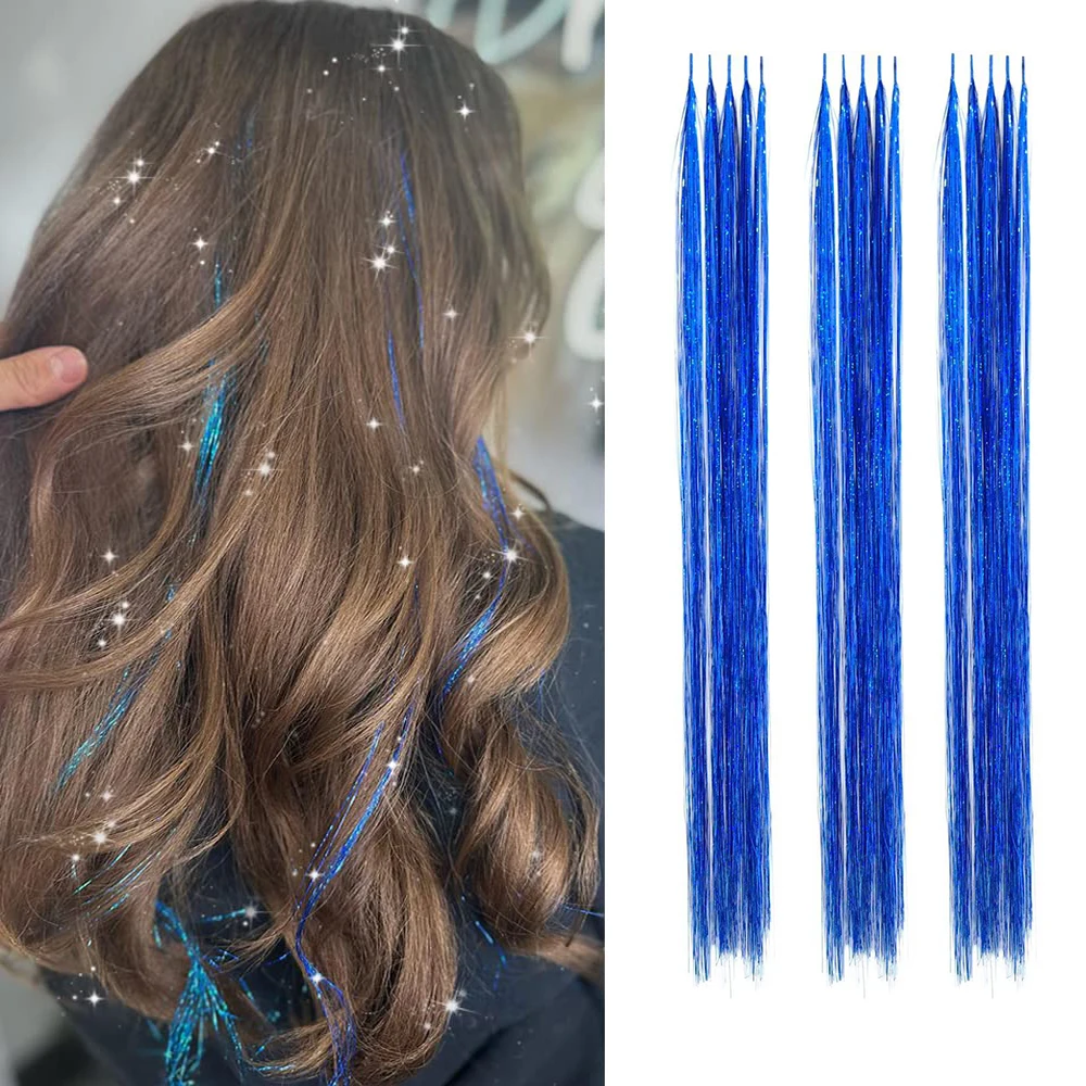 Estensione dei capelli con bastoncino I-Tip colorato lucido sintetico 24 