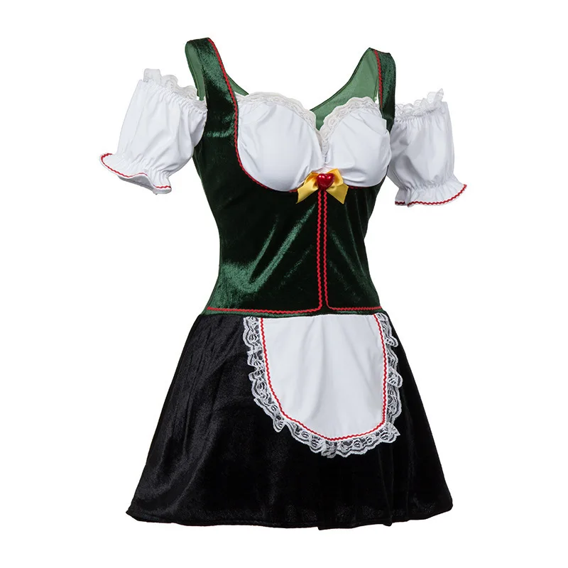 Deutsches Bier Oktoberfest Bier Mädchen Kleid sexy Frauen Dienst mädchen Kostüm