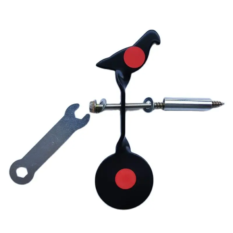 Outdoor Shooting Practice Target Stainless Steel Bird Type Reactive Target Paintball Hunting Shooting Training Target Board