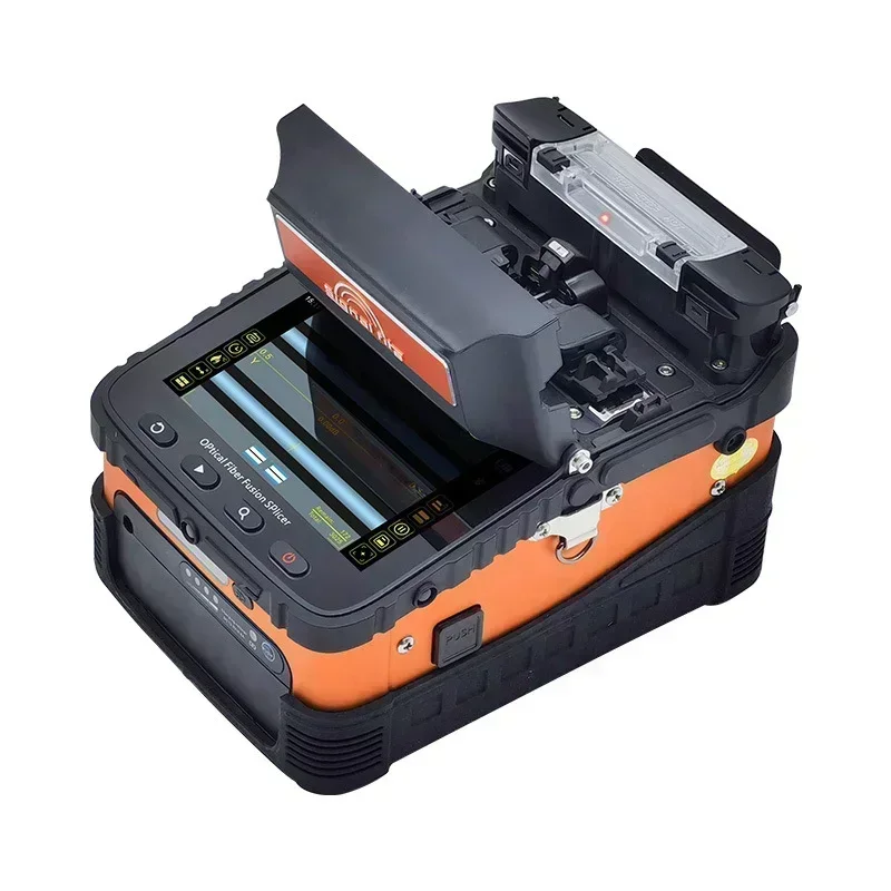 Signal Fire AI-6C/6C+ Automatic Splicing Machine Core Alignment Fusion Splicer FTTH Network Welder Tool Kit 6 Motors Signal Fire