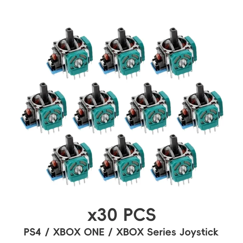 البيانات الضفدع 10/20/30 قطعة استبدال عصا التحكم التناظرية ثلاثية الأبعاد ل PS5/PS4/SwitchPro/Xbox One تحكم ThumbStick إصلاح أجزاء الملحقات