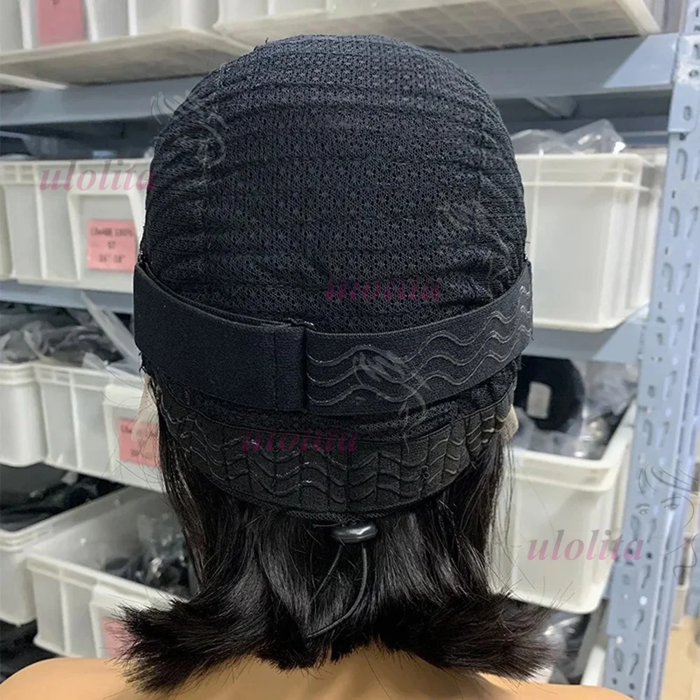 Super Double Drawn BOB Glueless Bone Straight Vietnamesische Haarperücken 8 Zoll 13x4 Lace Frontal Perücke 2x6 4x4 5x5 Closure Perücke – Detail 12