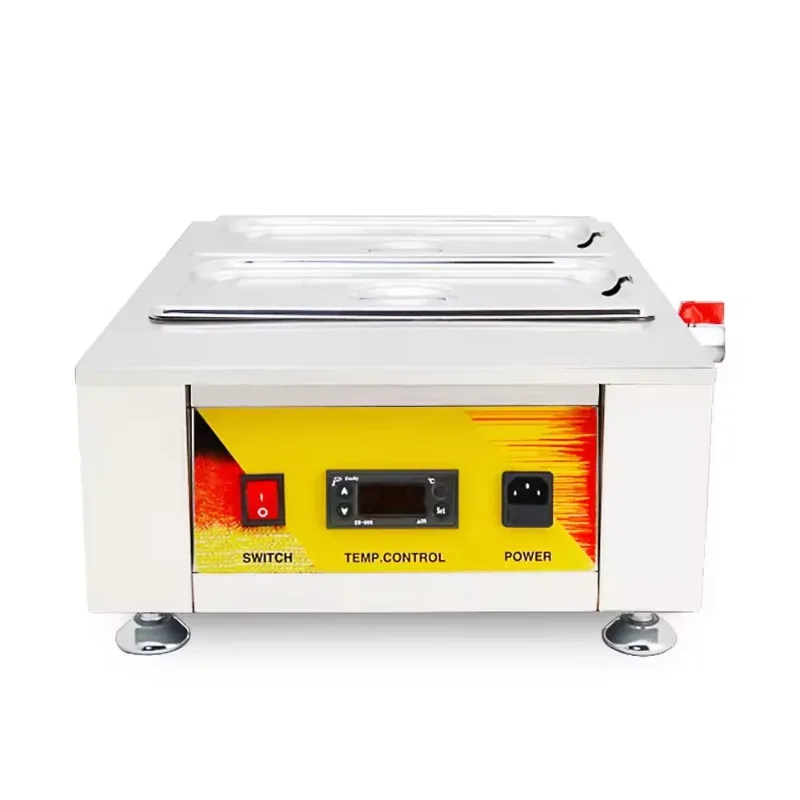 التجارية الكهربائية خزان مزدوج التدفئة وعاء صهر الشوكولاتة آلة عقد الشوكولاتة الساخنة آلة تقسية الشوكولاته #2