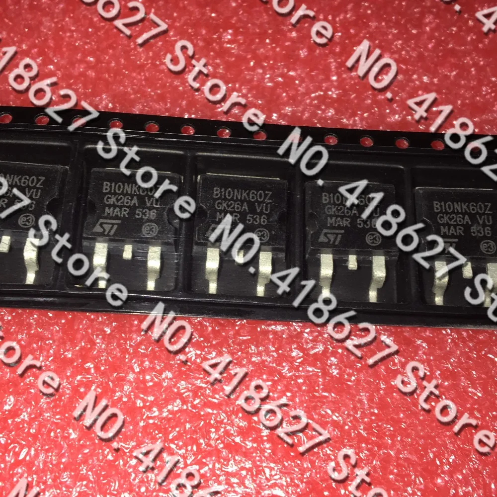 

50 шт./лот B10NK60Z STB10NK60Z TO-263 10A/600 В N-канальный полевой транзистор