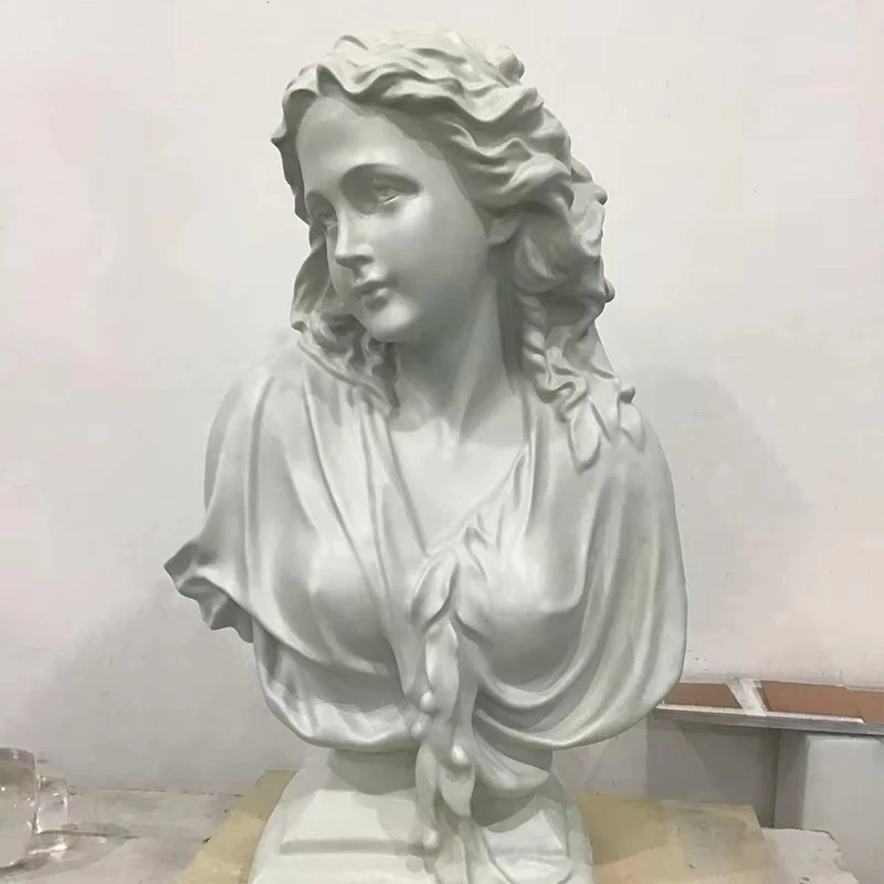 @#Modern European Design Custom Art Deco Resin Bust Statue Sculpture with Customizable Colors Business Gift