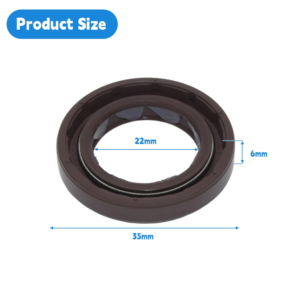 DMHUI High-end Rotary Rubber Ring High Pressure Oil Seals BAFSL1F Type 22x35x6 mm FKM FPM Material for Hydraulic Pump