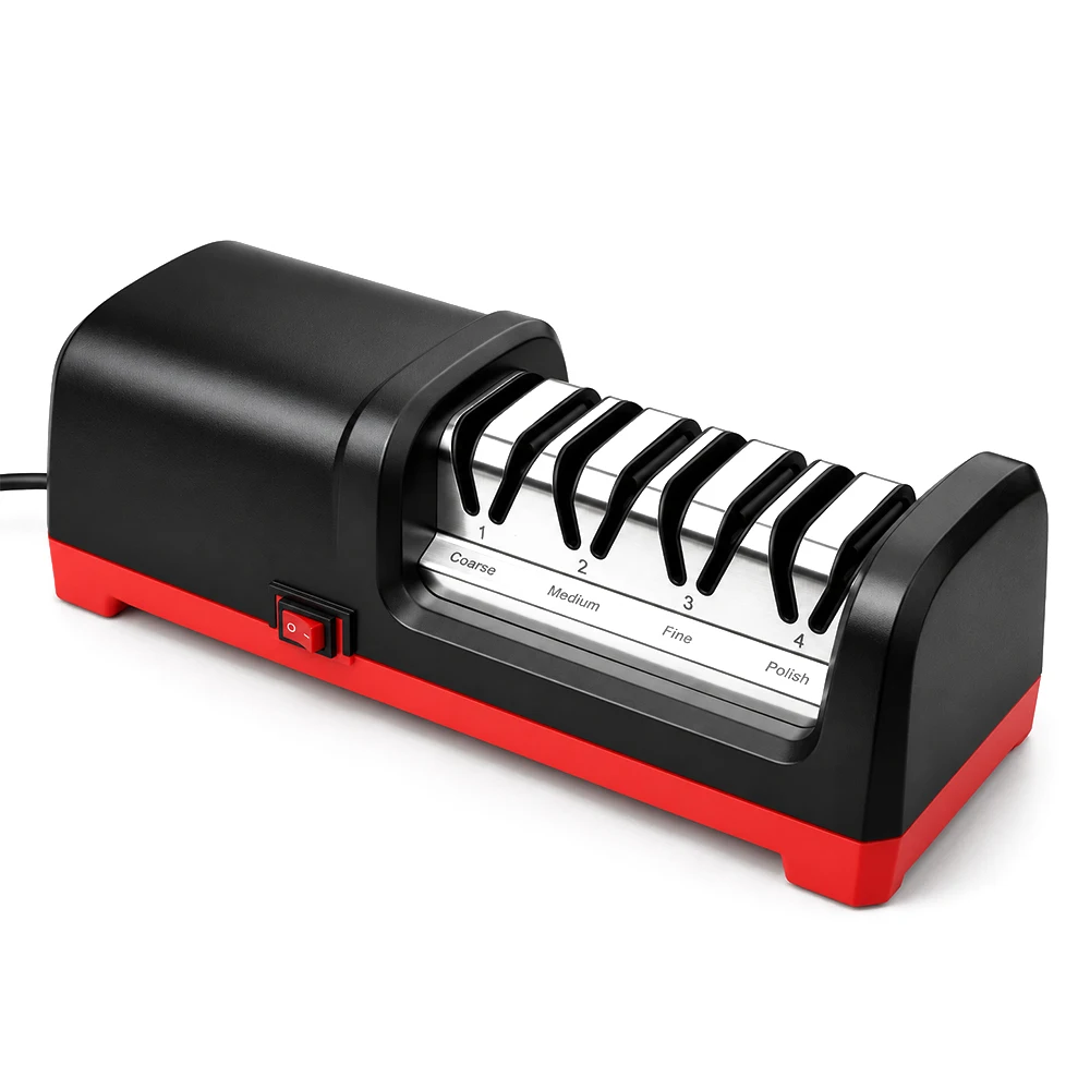 SIHAO New Upgrade Electric Diamond Knife Sharpener Sharpening System Have Polishing Grit 360/600/1000# Professional Sharpeners