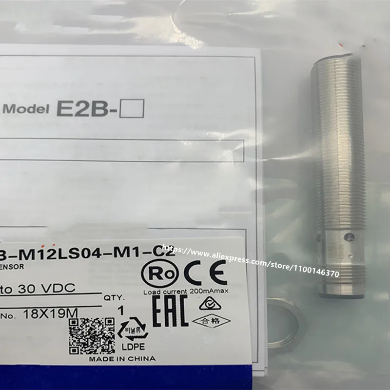 

3Pcs New High Quality proximity switch E2B-M12LS04-M1-C1 E2B-M12LS04-M1-B1 E2B-M12LS04-M1-C2