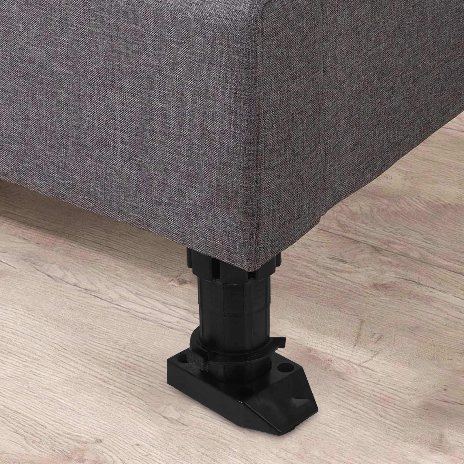 4 قطعة أقدام خزانة قابلة للتعديل مستوي البلاستيك سميكة أرجل قطع الأثاث للمطبخ الحمام خزانة الأثاث الناهضون مستقرة