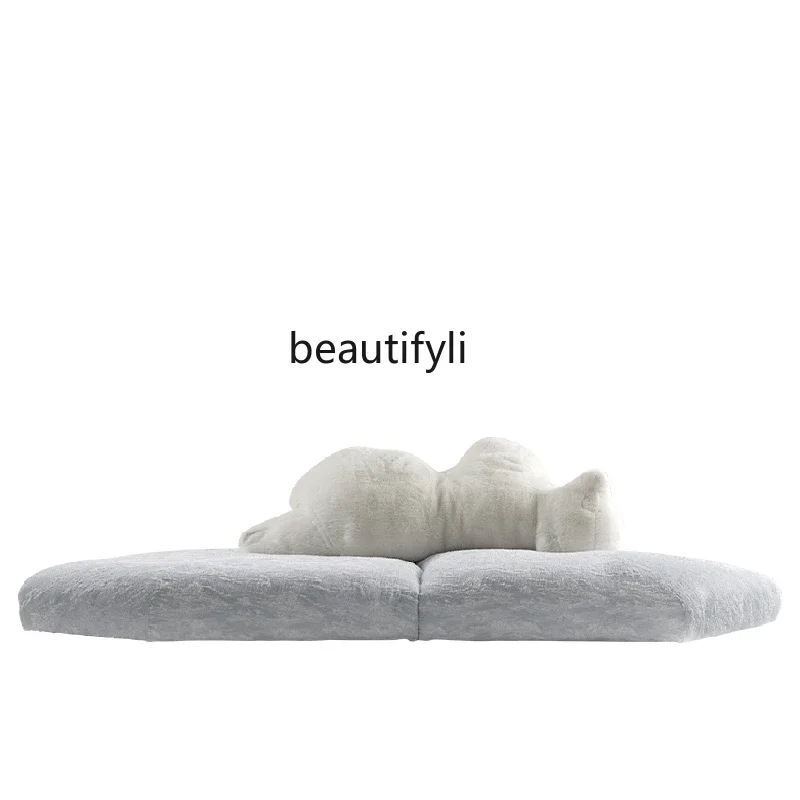 A Italian minimalist light luxury giant polar bear high-end special-shaped villa large flat-floor designer sofa