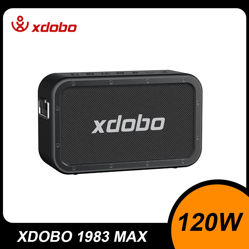 XDOBO 1983 MAX 120W Bluetooth Speaker 15000mAh Wireless Deep Bass Subwoofer Stereo Surround Support Power Bank Function