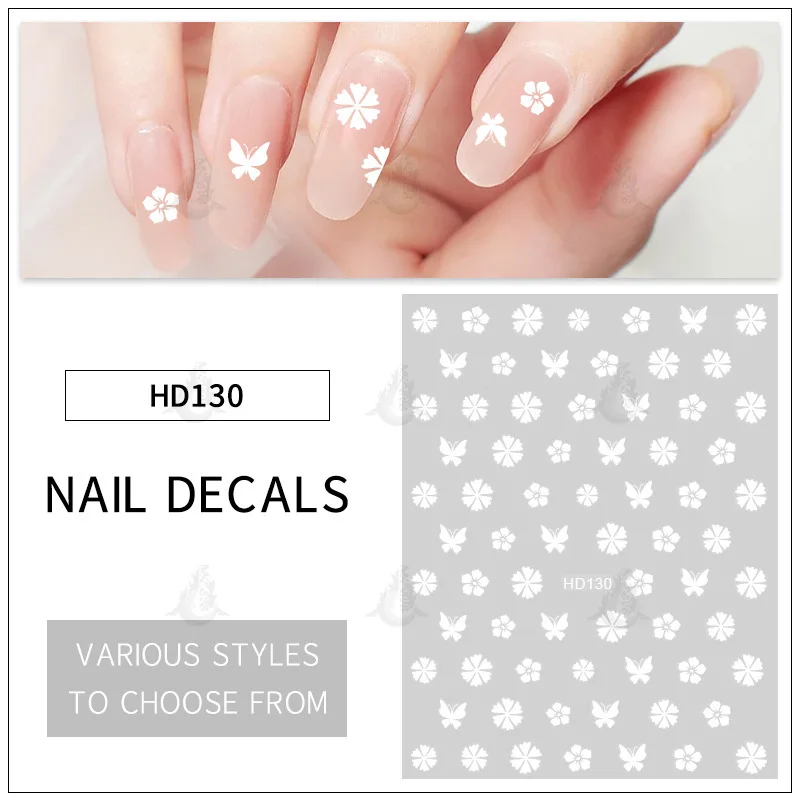 

MEBIS The same style of style nail art jewelry love bow nail sticker small decal versatile style