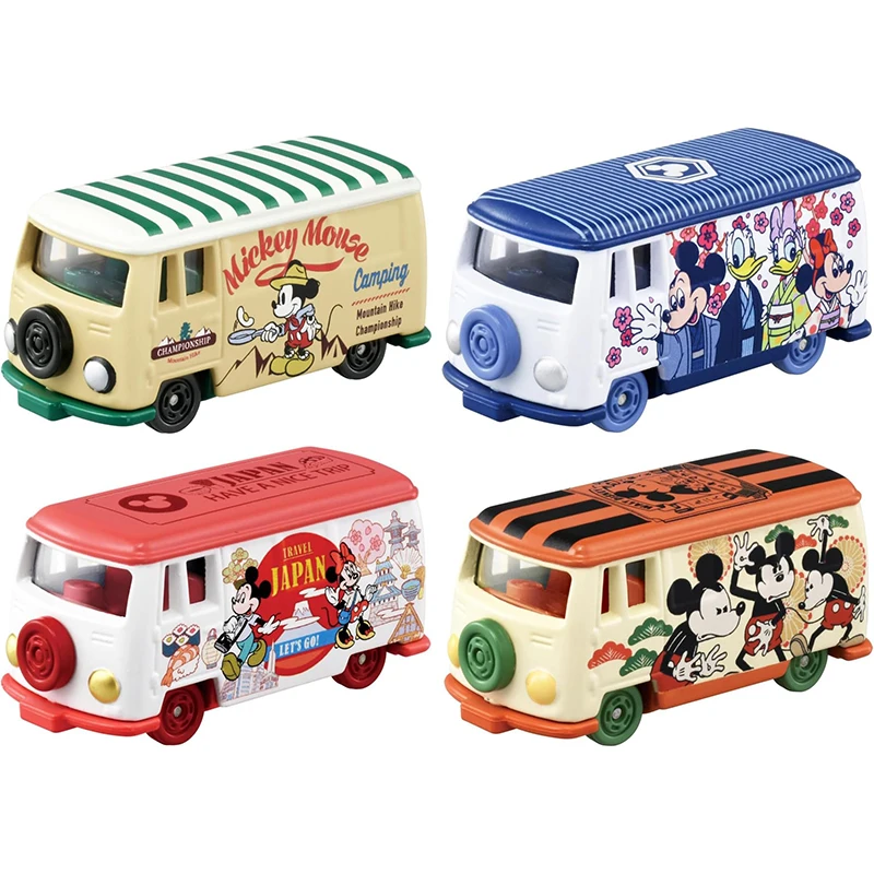 Disney Takara Tomy Dream Tomica SP Travel Collection Camping Japan Vampire Mickey Mouse Halloween Edition Alloy Car Model Toys