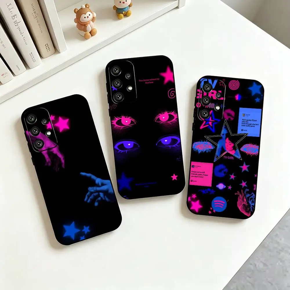 T-TV Girl Album Print  Phone Case For Samsung S25,S24,S21,S22,S23,S30,Ultra,S20,Plus,Fe,Lite,Note,10,Black Cover