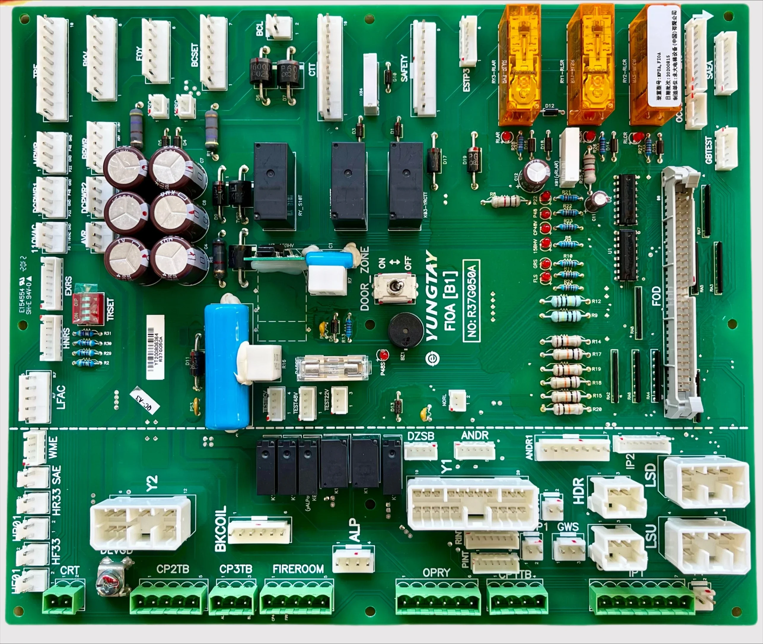 Scheda principale secondaria dell'armadio di controllo Y15 dell'ascensore FIOA [B1] R37G050A FIOA [B0] R37D428 spot