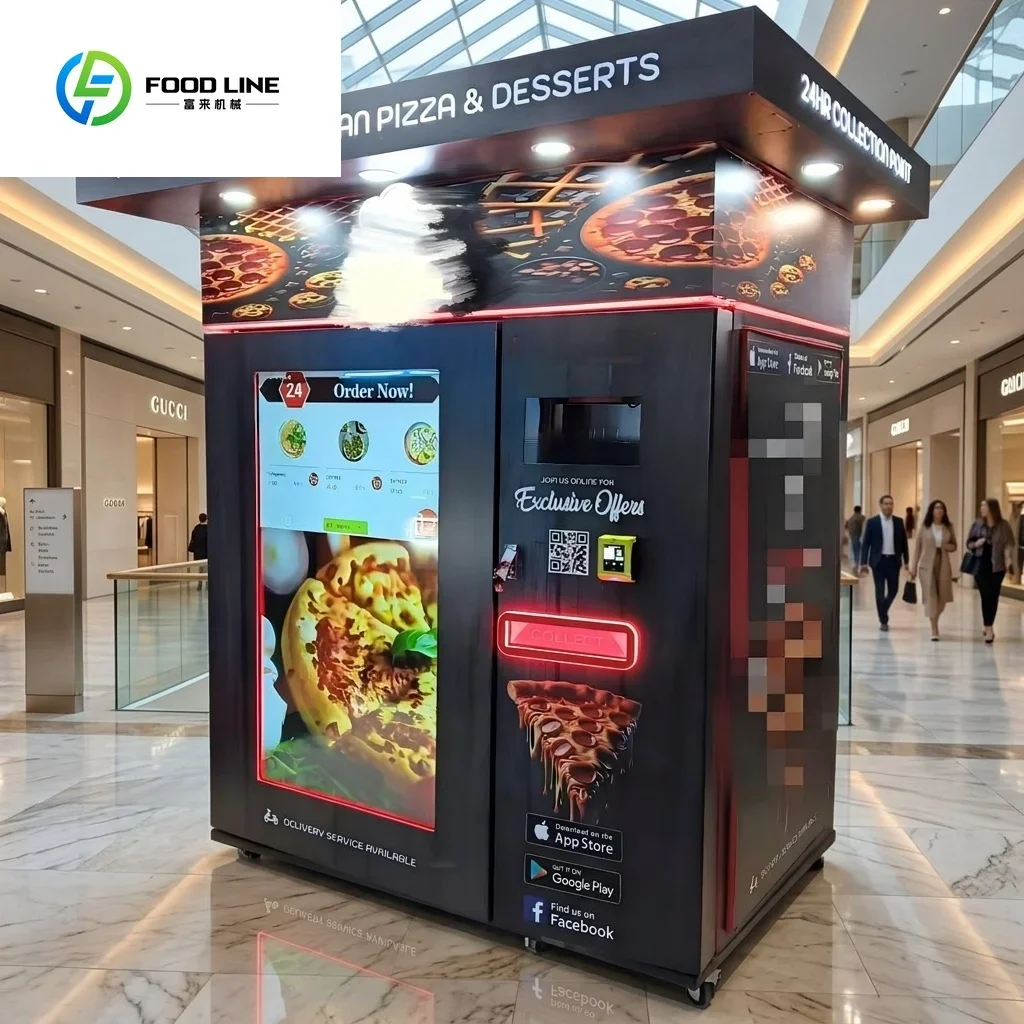 FL All‑in‑one Pizza Vending Machine Smart Payment Hot Food Automatic Pizza Vending Equipment For Business Premises 2.