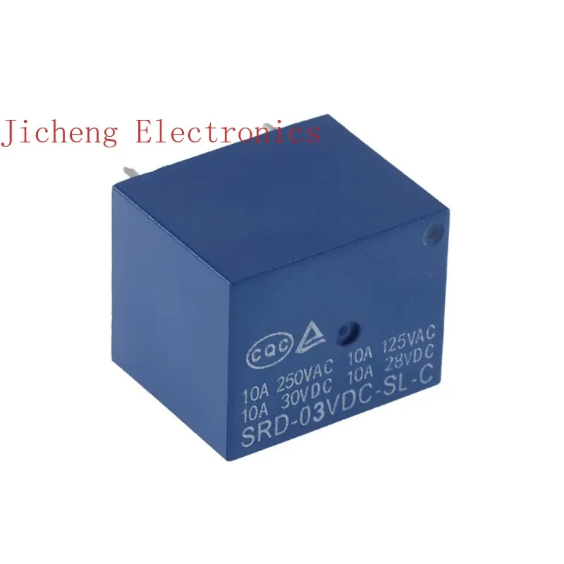 

10PCS Relays SRD-03VDC-SL-C SRD-05VDC-SL-C SRD-06VDC-SL-C SRD-09VDC-SL-C SRD-12VDC-SL-C 3V 5V 6V 9V 12V 24V 48V 10A 250VAC 5PIN