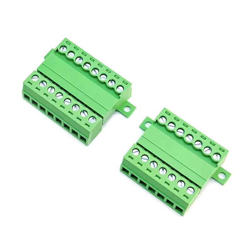15EDGRKC Male Female set 15EDGKRF 3.5mm Locking plate fixed Needle socket 15EDG  3.5mm Plug Solder free docking 2EDGRKC