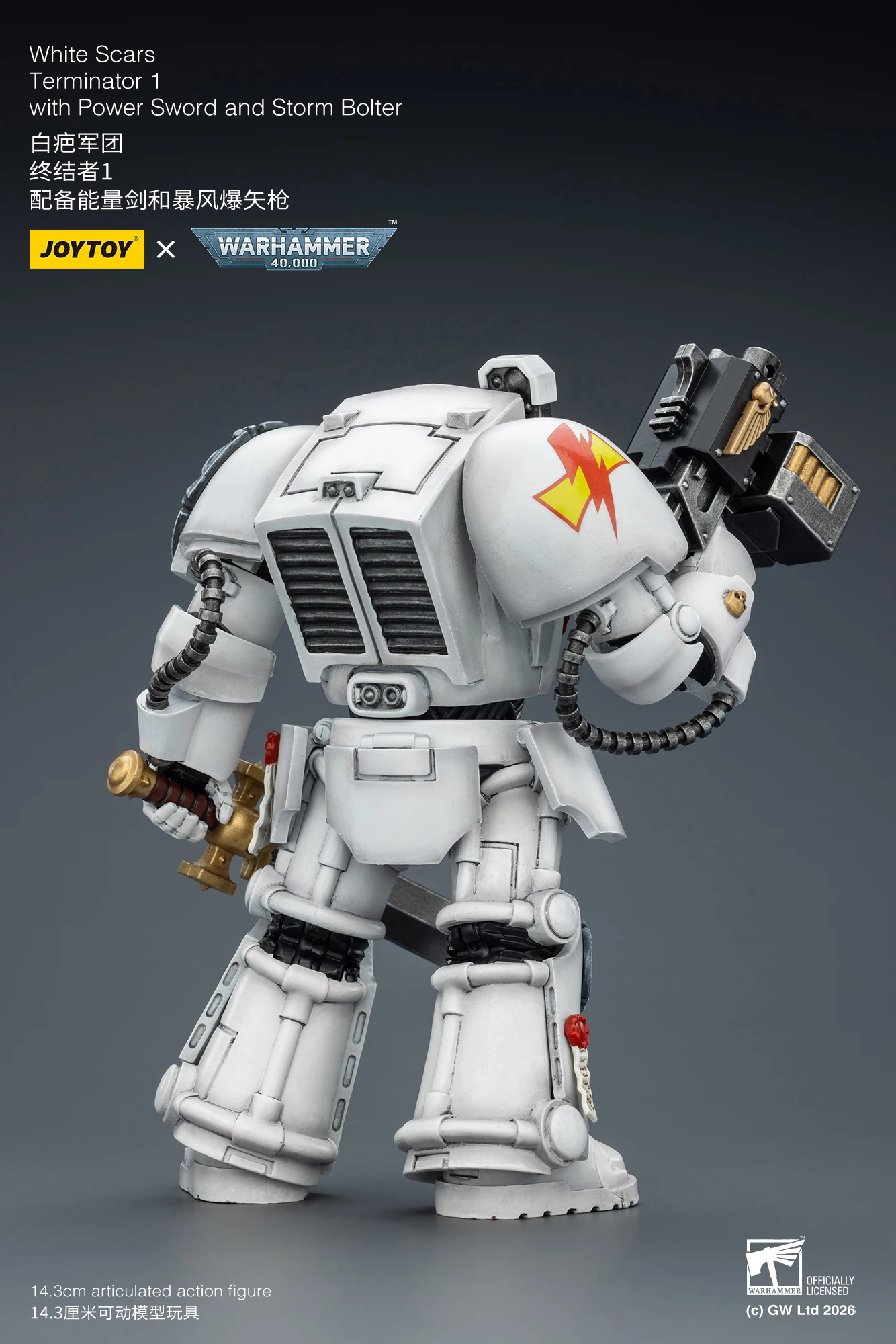 JOYTOY Warhammer 40,000 1/18 Actionfiguren Terminator Black Templars Dark Angels Imperial Fists White Scars Salamanders – Detail 5