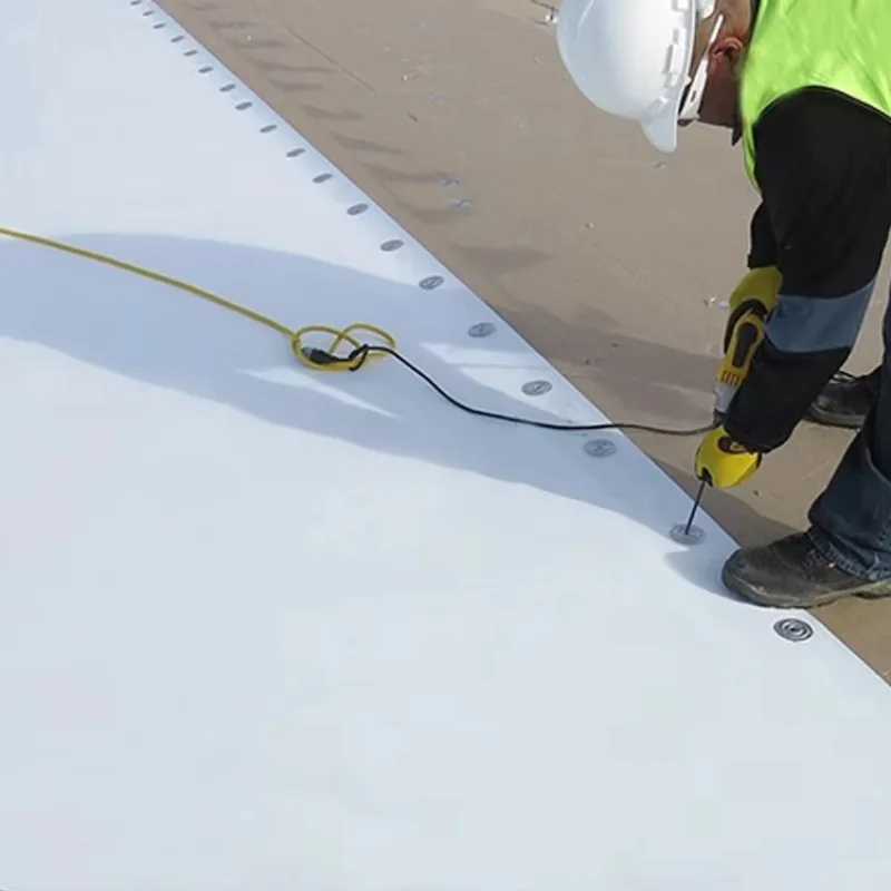 Middle Reinforced 1.5mm TPO Waterproof Roofing Underlayment Roofing Material TPO Roofing Membrane-10x10cm Sample Link