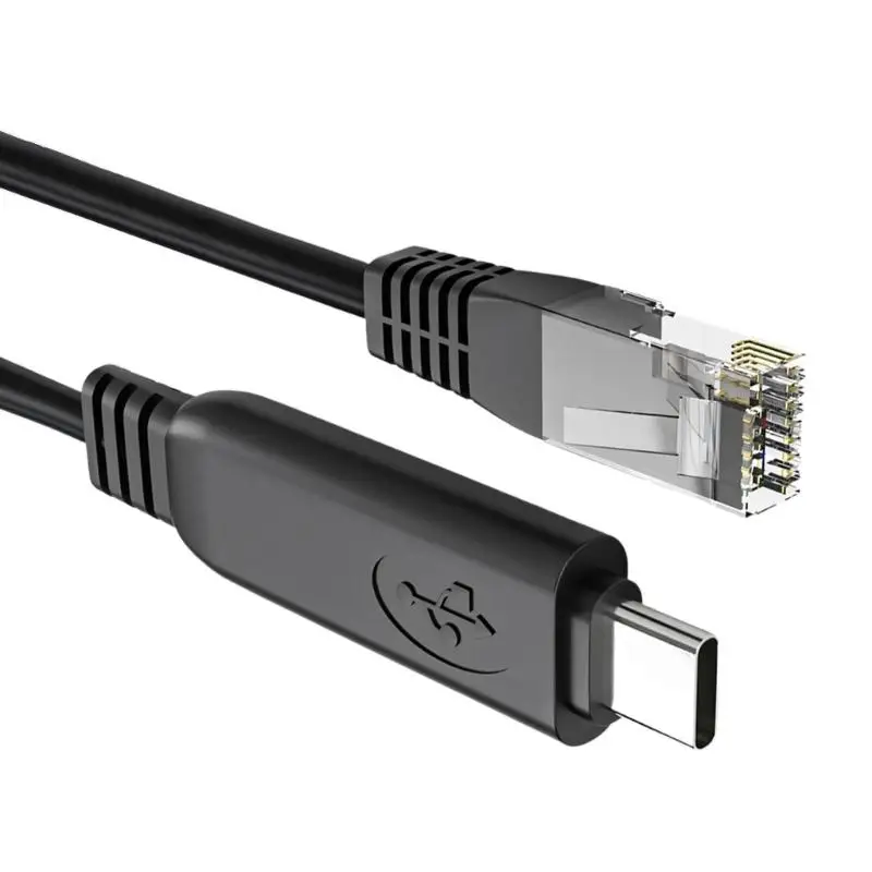31BA Highly Speed USB C To RJ45 Ethernet Cable 1000Mbps Speed For Gaming Streaming Not Needed Driver Compactly Design