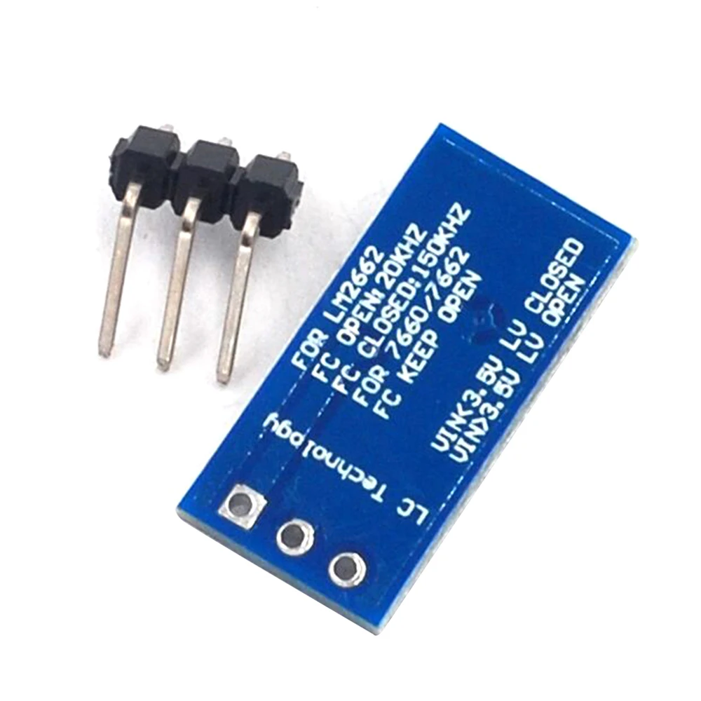 Плата преобразования положительного в отрицательное напряжение LM7660, сверхнизкий ток 1,5-10 В, положительное напряжение в отрицательный преобразователь напряжения