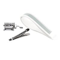 DIY Tune Hand Crank Music Box Movement 15 Note + Hole Puncher + 20 Paper Tapes