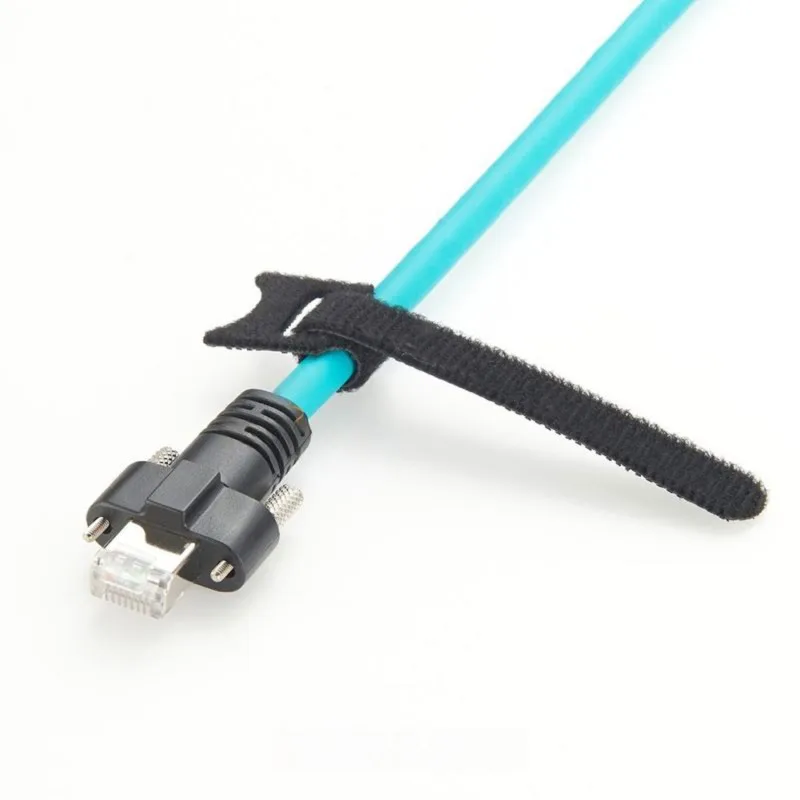 Super Sale New CAT6A RJ45 GigE Cable with Lock, 10 Gigabit Shielded Snagless RJ45 100W PoE Patch Cord, Horizontal Locking 2m
