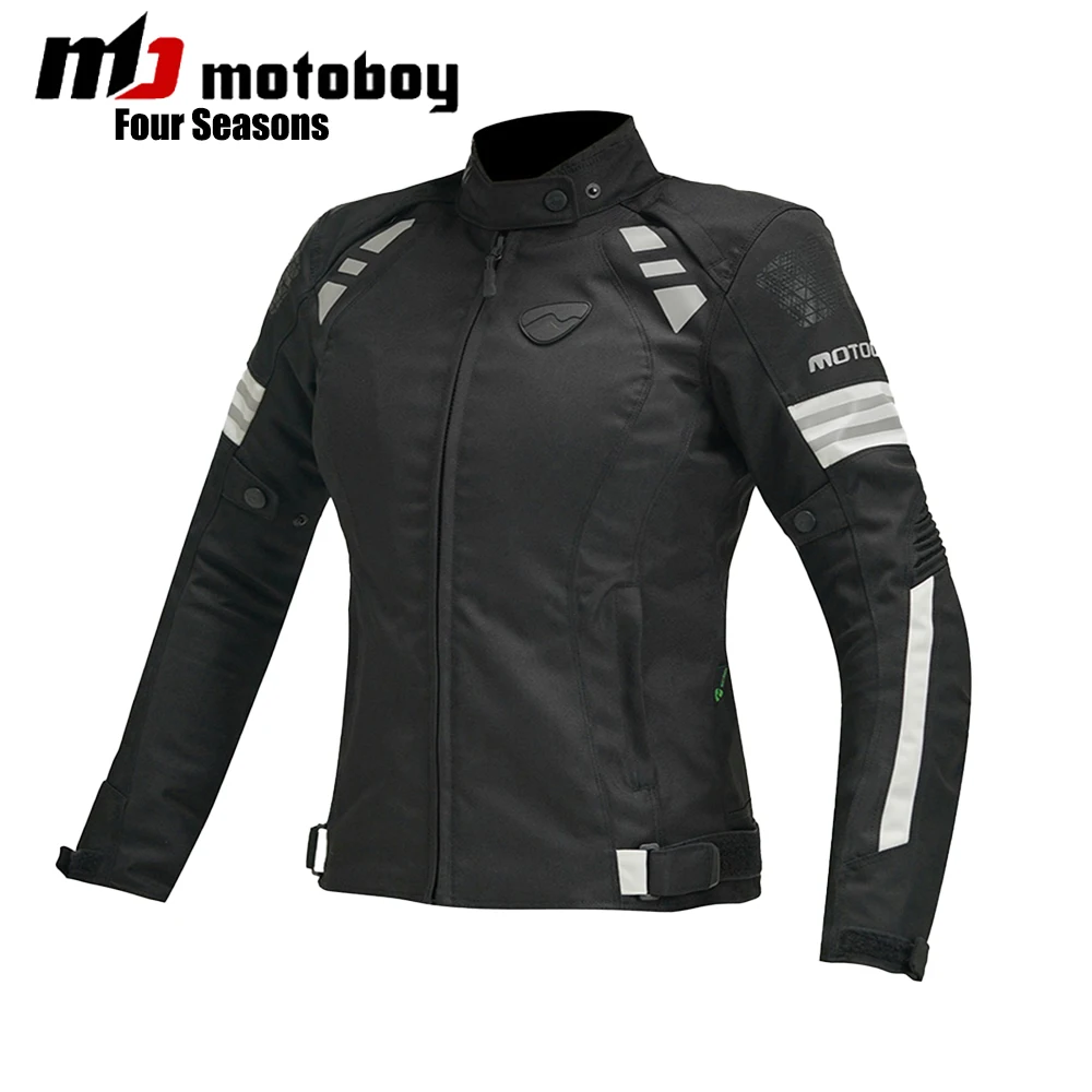 Dames Motorjas Vier Seizoenen Ademend Lichtgewicht Mesh Fietsen Moto Jas Protector Motocross Pak CE Beschermend
