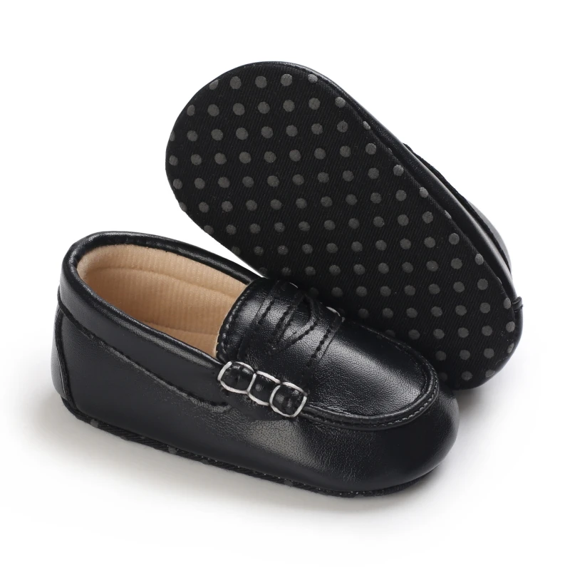 Spring and Autumn New Style 0-1 Year Old Baby Walking Shoes Soft soled Breathable Baby Shoes Fashion Leather Shoes
