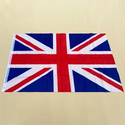 Eoodlove indoor and outdoor home decoration flag 3x5 feet British flag high-quality polyester fiber 90x150cm British flag