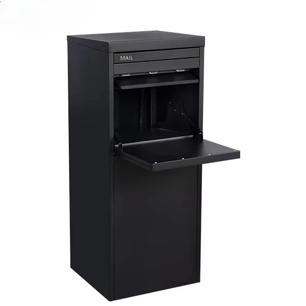 Modern Parcel Drop Box Mailbox Outdoor Waterproof Parcel Delivery Box Large Metal Parcel Box