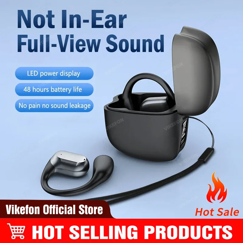 

Wireless Bluetooth Headphones OWS Open Headset Air Conduction Ear Hook Earphones Handsfree Noise Canceling Audifonos Sports
