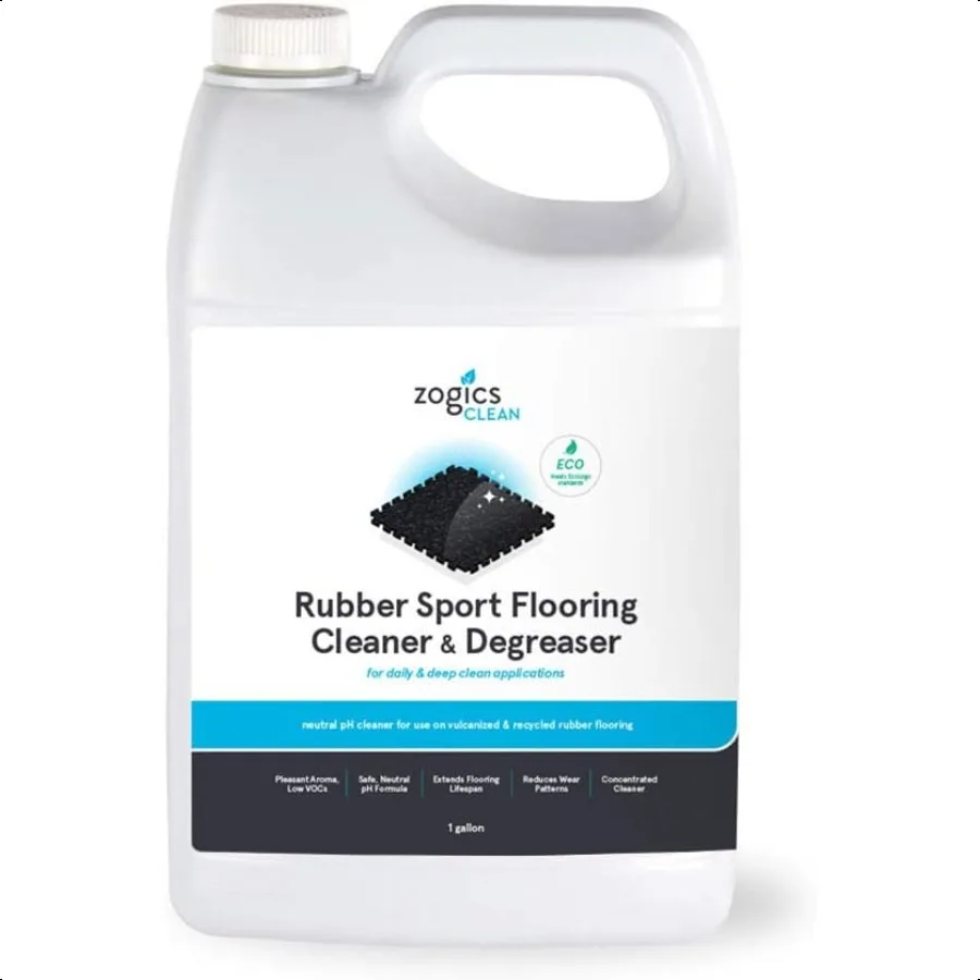 منظف الأرضيات المطاطية من Zogics ومنظف إزالة الشحوم المركزة ومزيل الشحوم شديد التحمل للأرضيات المطاطية والحصائر Biodegrada #1
