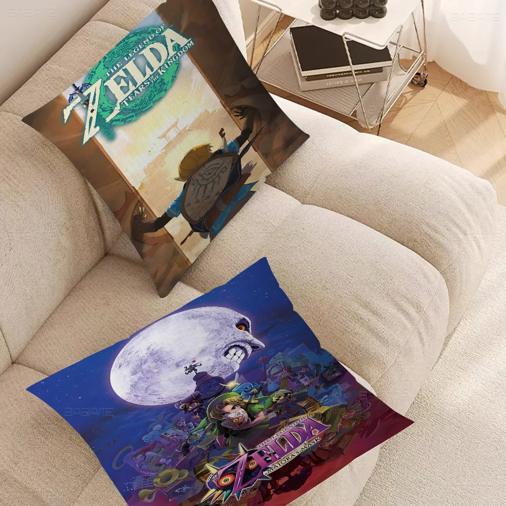 Game T-Tears Of Z-Zelda Pillow Cushion Cover Pillowcase Living Room Sofa Home Decor Customized