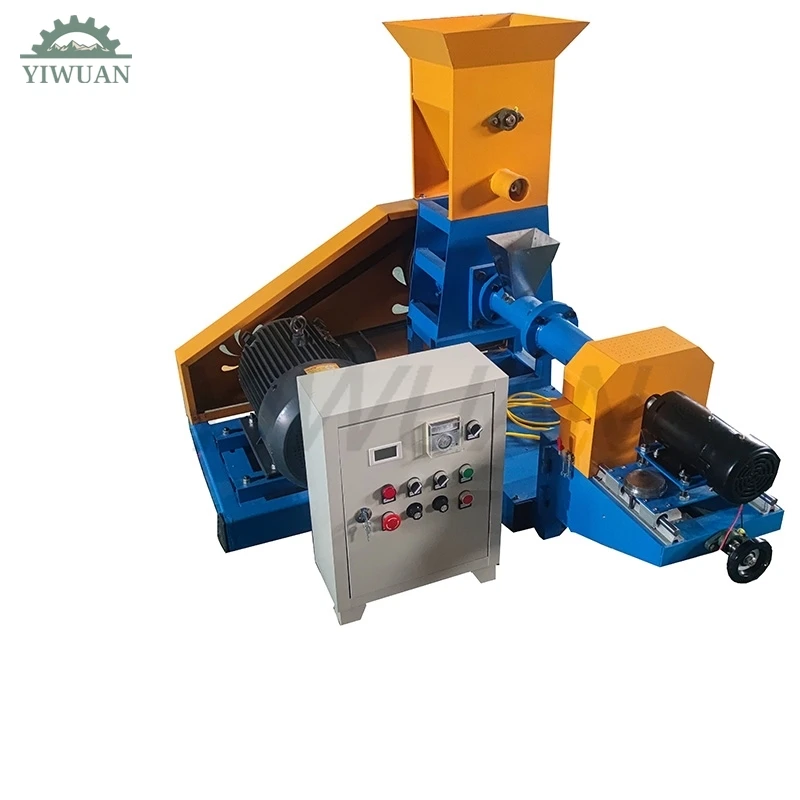 Floating Fish Feed Machine Fish Feed Pellet Extruder Machine For Cat Food Making