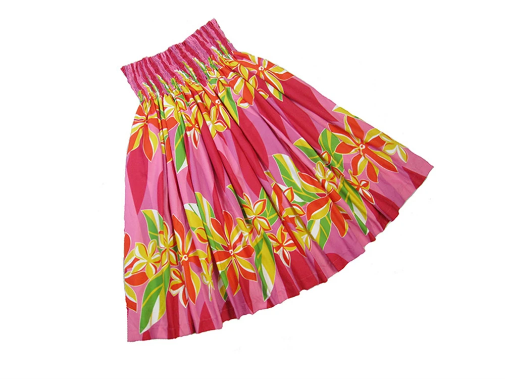 20Pcs/lot 3 Colors Hula Pa\'u Skirt W Hula Floral Print Women Wear Party Decoration Fashion Dress Wholesale