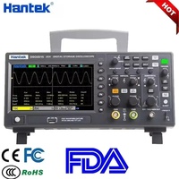 NEW Hantek Digital Oscilloscope DSO2C10 DSO2D15 2-channels 100Mhz 150Mhz 1GS/s FFT+decode+ 25MHz Signal Generator