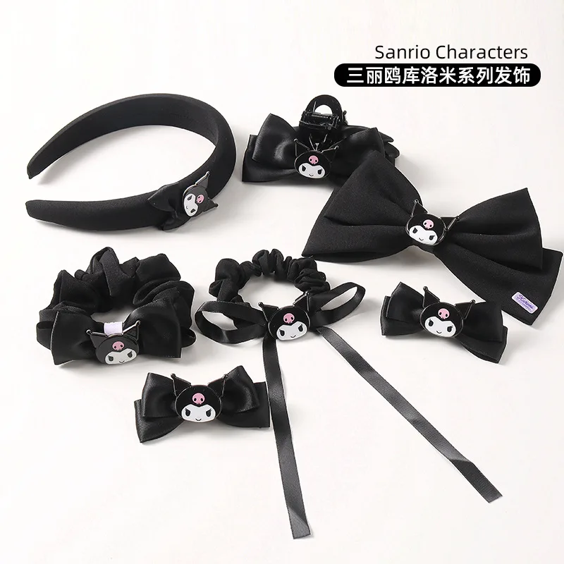 

Sanrio Can Love Catone Creative Kuromi Series Hair Accessories Headband Hairpin Headband High Appearance Level Girl Heart Gift