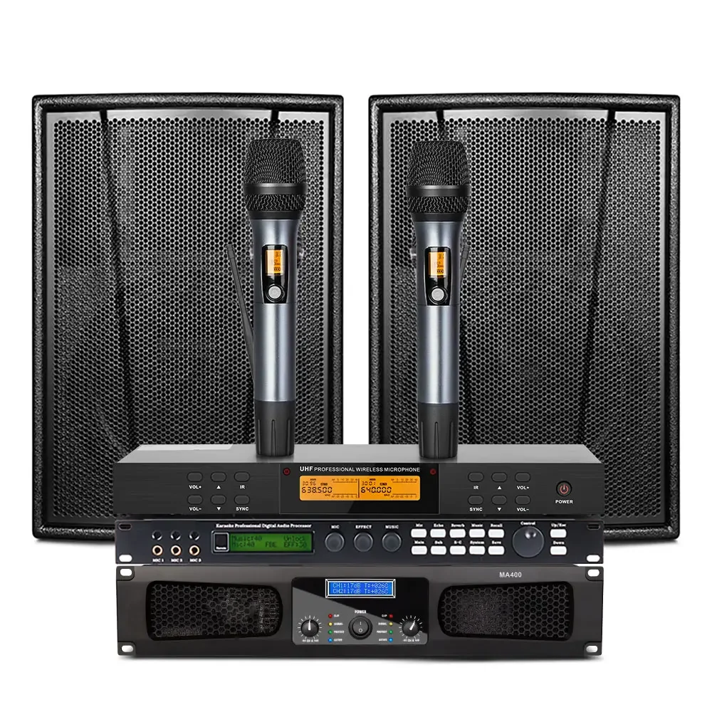 

F10 10-Inch Party Speakers With Wireless Mic 8-Channel Audio Mixer Portable And Factory-Priced Sound Equipment For Stages